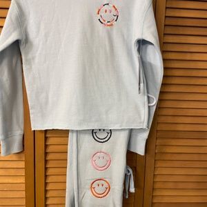 Girls Vintage Havana smiley face sweatsuit. - Brand New with Tags!
